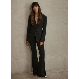 Mint Velvet Black Flare Trousers